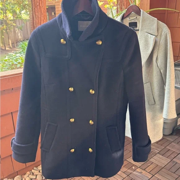Banana Republic Dark Blue Peacoat with Brass Accents - Picture 4 of 7